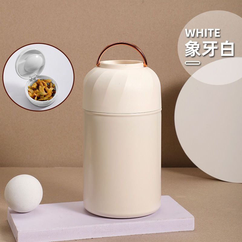 Portable Stainless Steel Double Walled Insulated Vacuum Food Warmer Food Flask Lunch Box