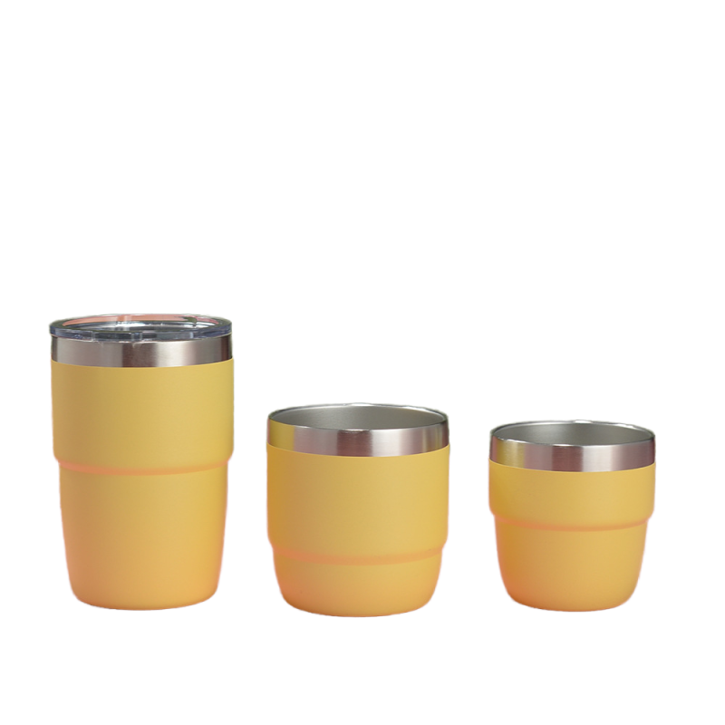 Modern 4oz 6oz 8oz Cute Tumbler Stainless Steel Wine Tumbler Reusable Thermo Coffee Cup with Magnetic Lid Custom Tumbler Mug