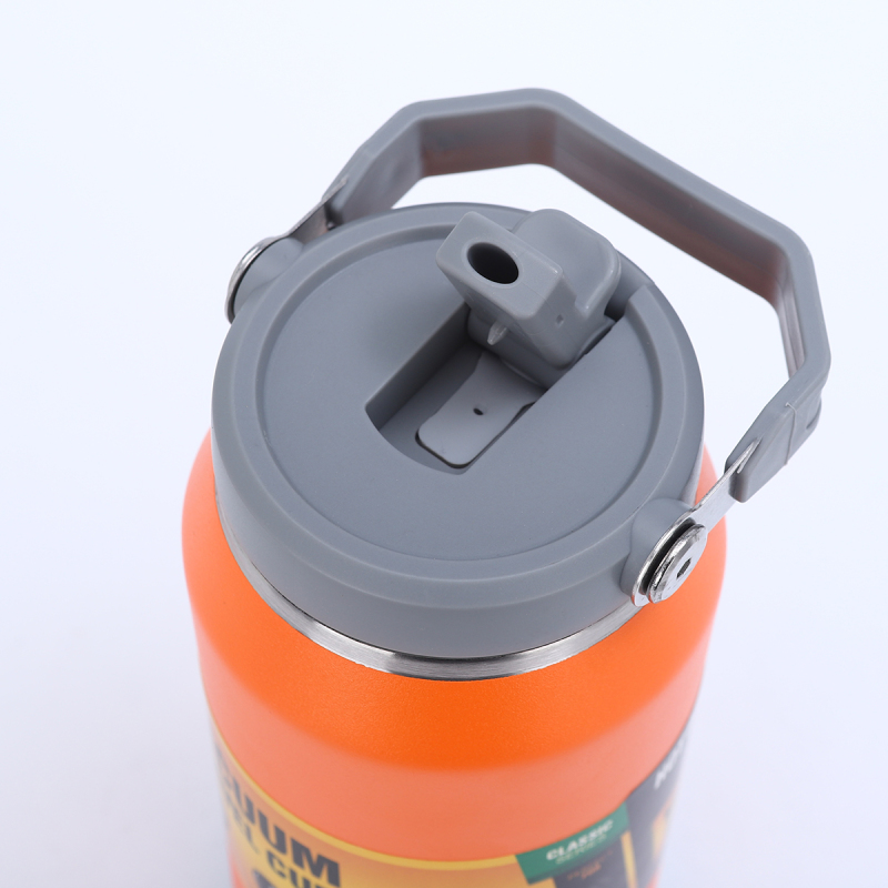 Bpa Free IcedFlow Stainless Steel Tumbler Vacuum Insulated Water Bottle Reusable Cup with Straw Leak Resistant Flip