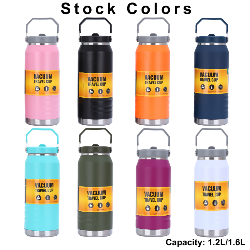 Bpa Free IcedFlow Stainless Steel Tumbler Vacuum Insulated Water Bottle Reusable Cup with Straw Leak Resistant Flip