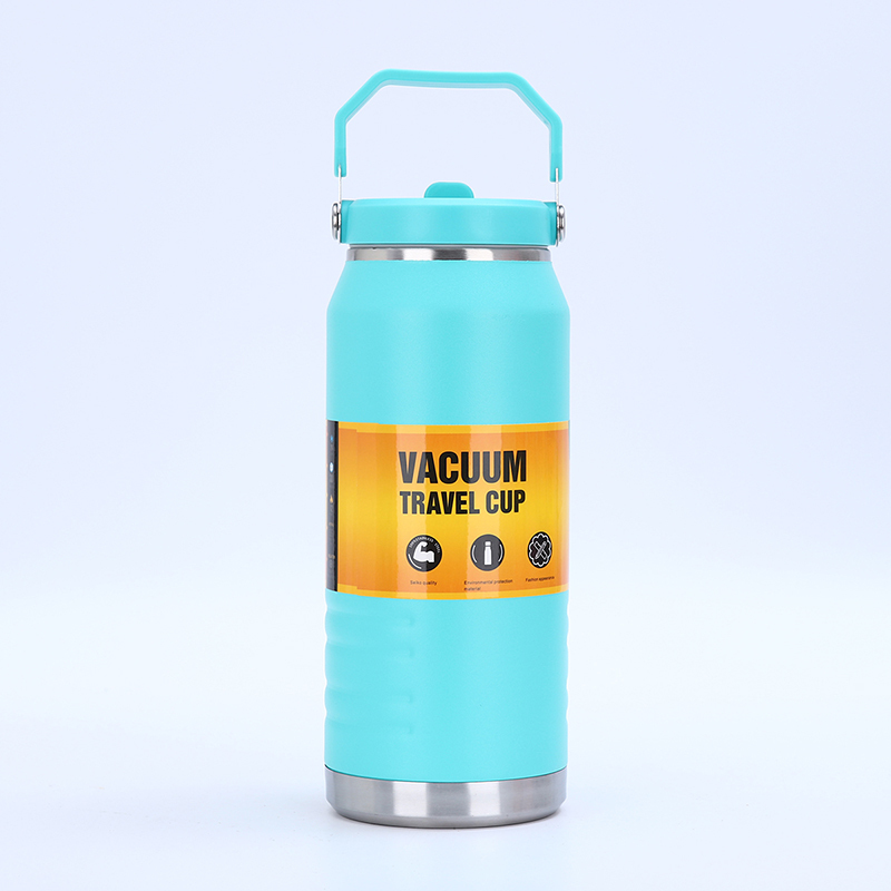 Bpa Free IcedFlow Stainless Steel Tumbler Vacuum Insulated Water Bottle Reusable Cup with Straw Leak Resistant Flip