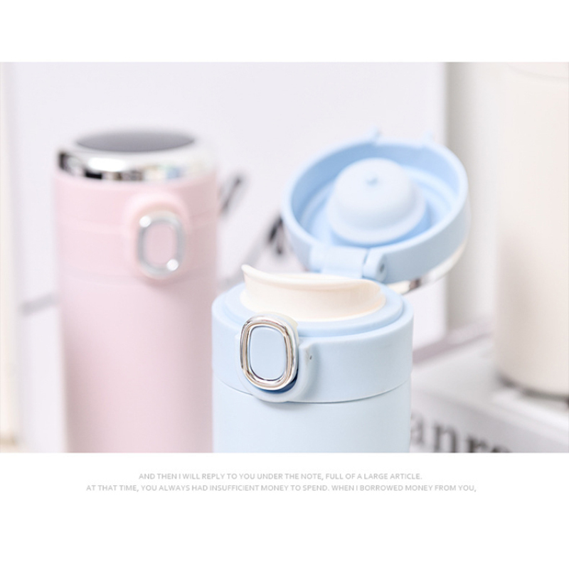 Wholesale 400ml Smart Reminder Temperature Thermal Water Bottle 304 Stainless Steel Insulated Thermos Flask Smart Sport Bottle