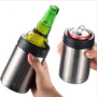 12oz 4 in 1 Custom Stainless Steel Can Cooler Insulated With 2 Lids for 12oz Regular Cans Beer Bottles Outdoor Can Cooler