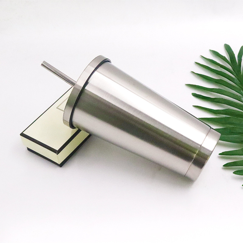 Fashion 16oz Beer Coffee Tumbler with Straw Cup Vacuum Double Wall Stainless Steel Thermos Insulated Tumbler Cup Wholesale Bulk