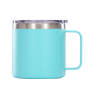 14oz Stainless Steel Travel Tumbler Insulated Coffee Mug Custom Logo Wine Cup Blank Vacuum Coffee Mug With Handle
