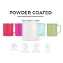Wholesales Factory Price Hot Sale 12oz 14oz Travel Tumbler Coffee Tea Mug Beer Wine Cup Coffee Mug with Handle