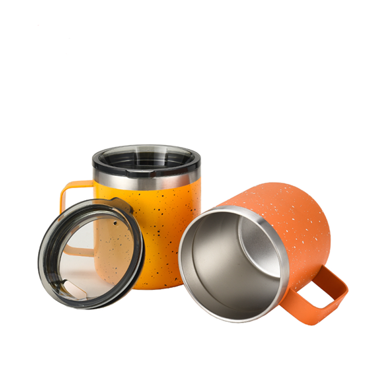 Wholesales Factory Price Hot Sale 12oz 14oz Travel Tumbler Coffee Tea Mug Beer Wine Cup Coffee Mug with Handle