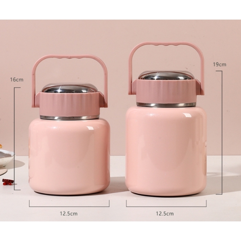 900/1100ml Modern Design Double Wall 316 Stainless Steel Food Container Insulation Vacuum Lunch Box for School Office Use