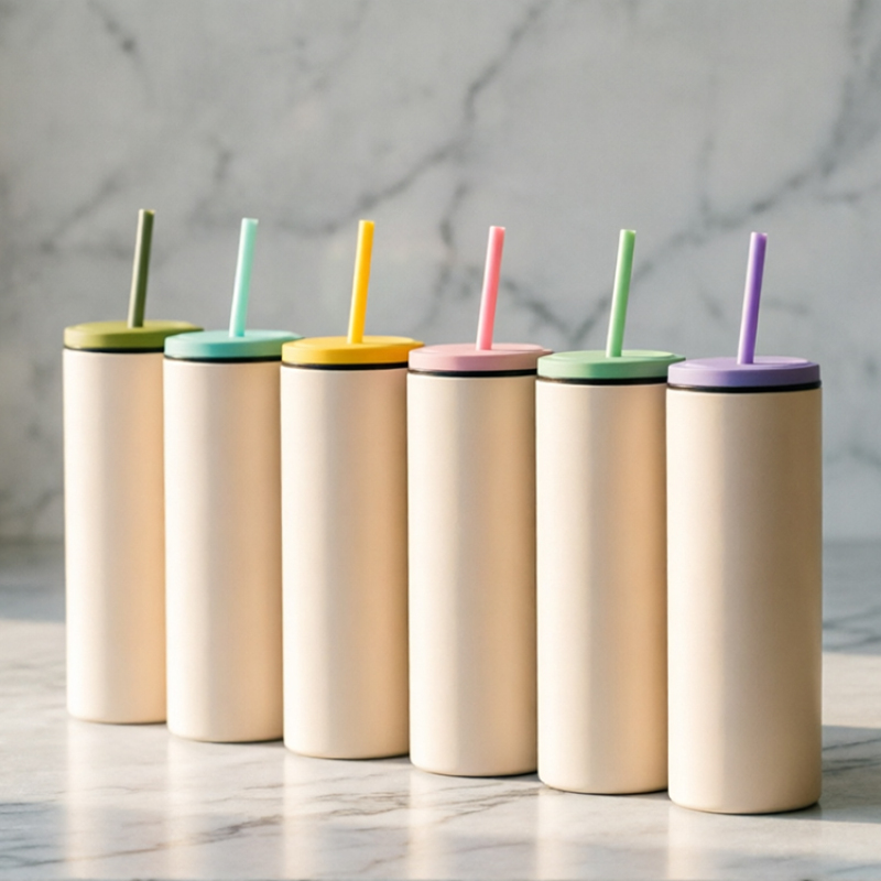 600ml Multi-Purpose Durable Double Wall BPA Free Eco-Friendly 6-12 Hours Insulation Scratch-Resistant Tumbler Stainless Steel