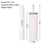600ml Multi-Purpose Durable Double Wall BPA Free Eco-Friendly 6-12 Hours Insulation Scratch-Resistant Tumbler Stainless Steel