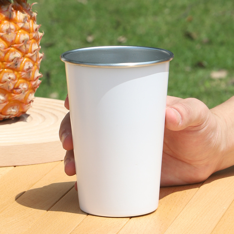 Wholesale Price Insulated Thermos Mug 500ml Capacity Aluminum Drinkware Sustainable Minimalist Design Coffee Water Tumbler Mug