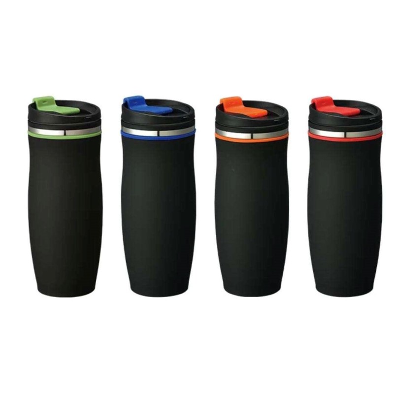 Custom Promotional Gift 450ml Double Wall Plastic Mug Car Steel Tumbler Custom Promotional Gift 450ml Double Wall Plastic Mug Car Steel Tumbler