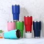 30oz Wholesale Double Walled 304 Food Grade Thermal Insulated Stainless Steel Vacuum Custom Powder Coated Tumblers for Camping