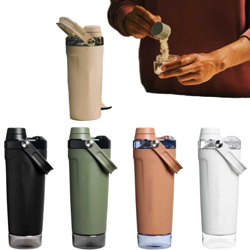 The Activate Shaker Bottle | Large Capacity Double-Layer Vacuum Insulated 304 Stainless Steel Tumbler for Outdoor Hiking & Travel Portable