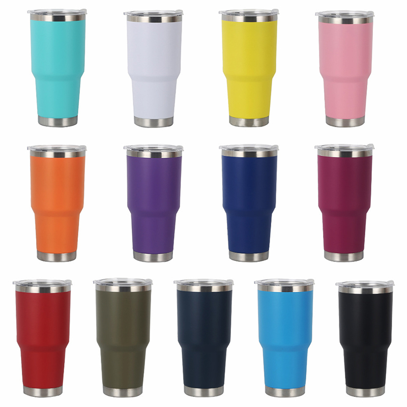 Whoseasle 30 oz Stainless Steel Tumbler Personalized Vacuum Travel Coffee Mug with Magnetic Lids Origin Vasos Cups