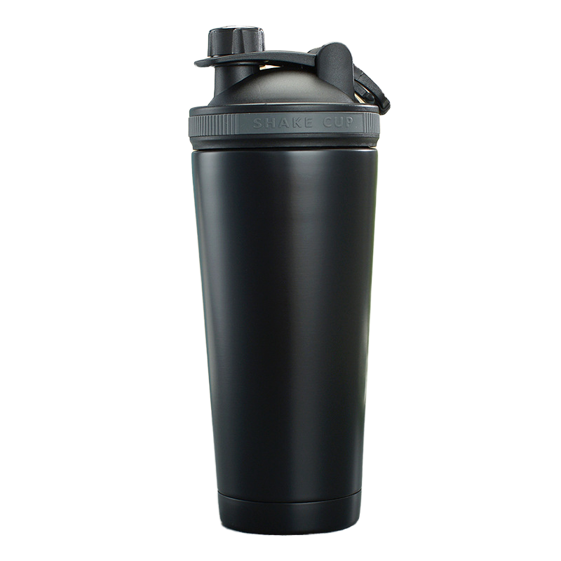 Custom 25oz Metal Protein Shaker Bottle Insulated Yoga Tumbler for Car 750ml Water and Proteins Bottle