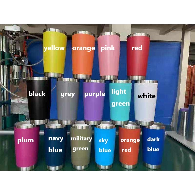 Wholesale 20oz Insulated Stainless Steel Tumbler with Slide Lid Custom Logo for Hot & Cold Coffee & Wine Bulk Mugs Available
