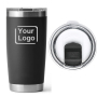 Wholesale 20oz Insulated Stainless Steel Tumbler with Slide Lid Custom Logo for Hot & Cold Coffee & Wine Bulk Mugs Available