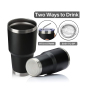 Wholesale Reusable 30 oz Stainless Steel Wine Tumbler Double Wall Coffee Cup Straw for Water Beer Gifts Vacuum for Cold Storage