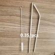 2 straws + straw brush