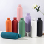 17oz BPA-Free Stainless Steel Water Bottle with Leak-Proof Lid Sports Thermos Thermal Insulation Boiling Water Logo Design Style