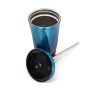 16oz Double Wall Insulated Stainless Steel Tumbler Cup with Straw Drink Bottle  Wholesale Bulk Outdoor Travel Camping Coffee Mug