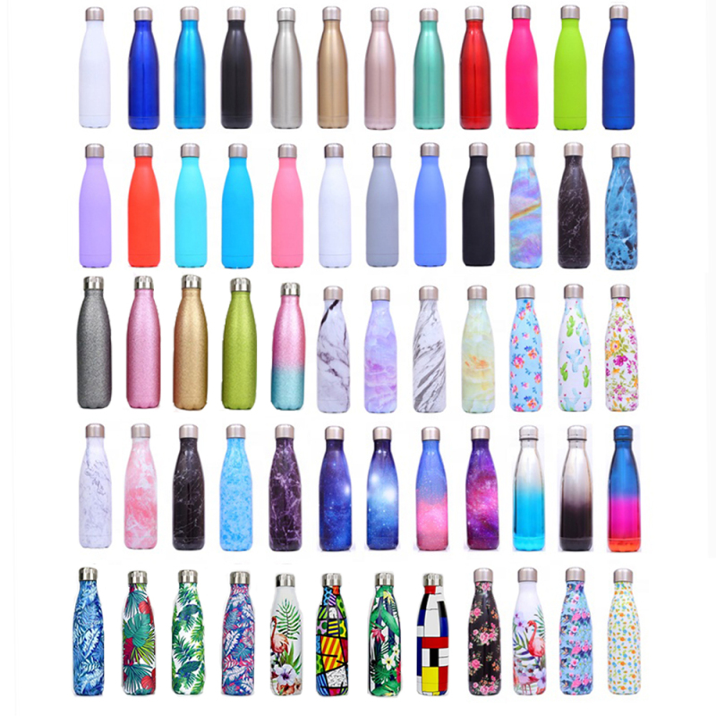17oz 500ml Sublimation Stainless Steel Thermal Insulated Sports Tumbler Double Wall Wholesale Cola Water Bottle Wine Cup