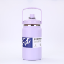 Custom 133oz 64oz 32oz 4000ml 2800ml Stainless Steel Straw Double-drinking Insulated Cup Outdoor Portable Sports Water Bottle