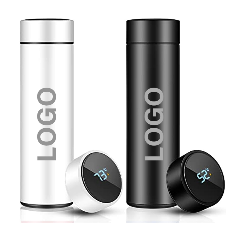 Wholesale Waterproof Vacuum Insulated Smart Stainless Steel Temperature Display Water Bottle Flask With Led Temperature Display