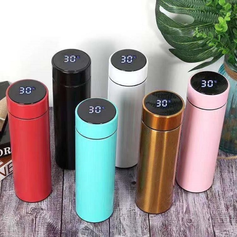 Wholesale Waterproof Vacuum Insulated Smart Stainless Steel Temperature Display Water Bottle Flask With Led Temperature Display