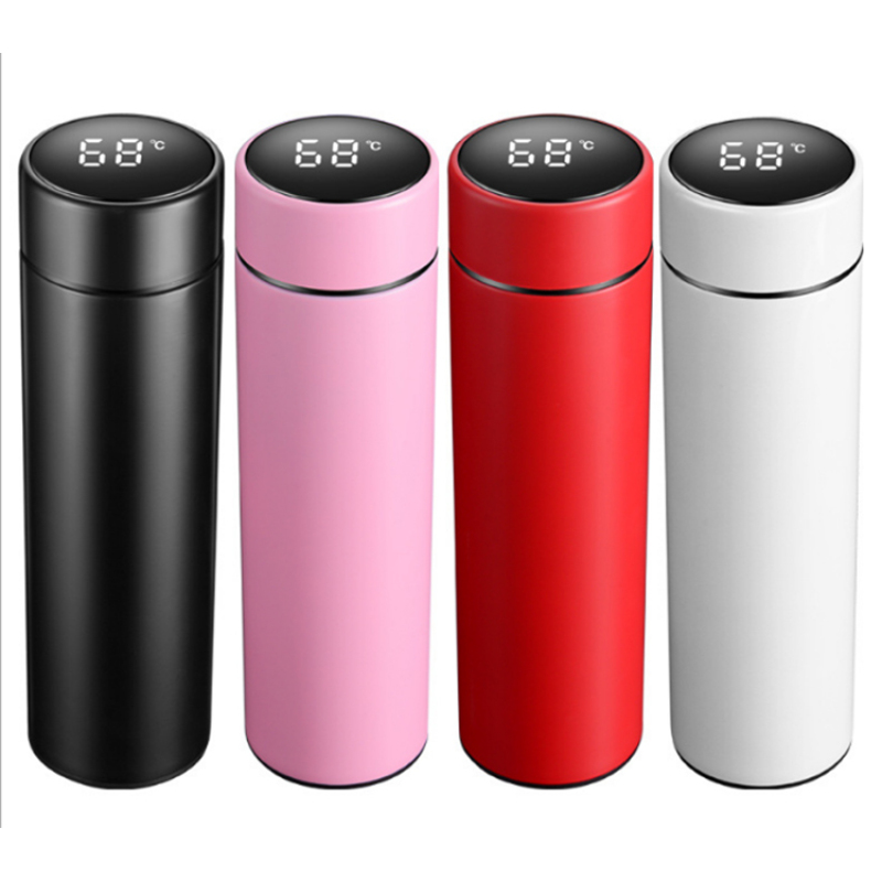 Wholesale Waterproof Vacuum Insulated Smart Stainless Steel Temperature Display Water Bottle Flask With Led Temperature Display