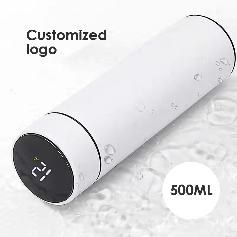 Wholesale Waterproof Vacuum Insulated Smart Stainless Steel Temperature Display Water Bottle Flask With Led Temperature Display
