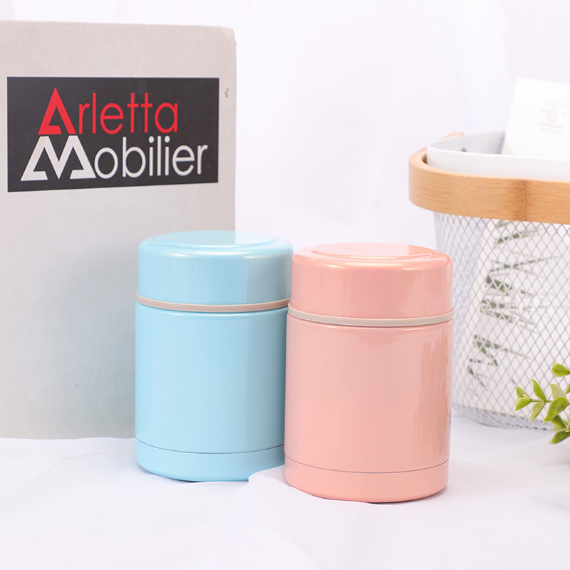 400ml Food Insulated Jar Double-layer Vacuum Insulated Bottles Eco Friendly Health Food Grade 304 Stainless Steel Insulated Cups