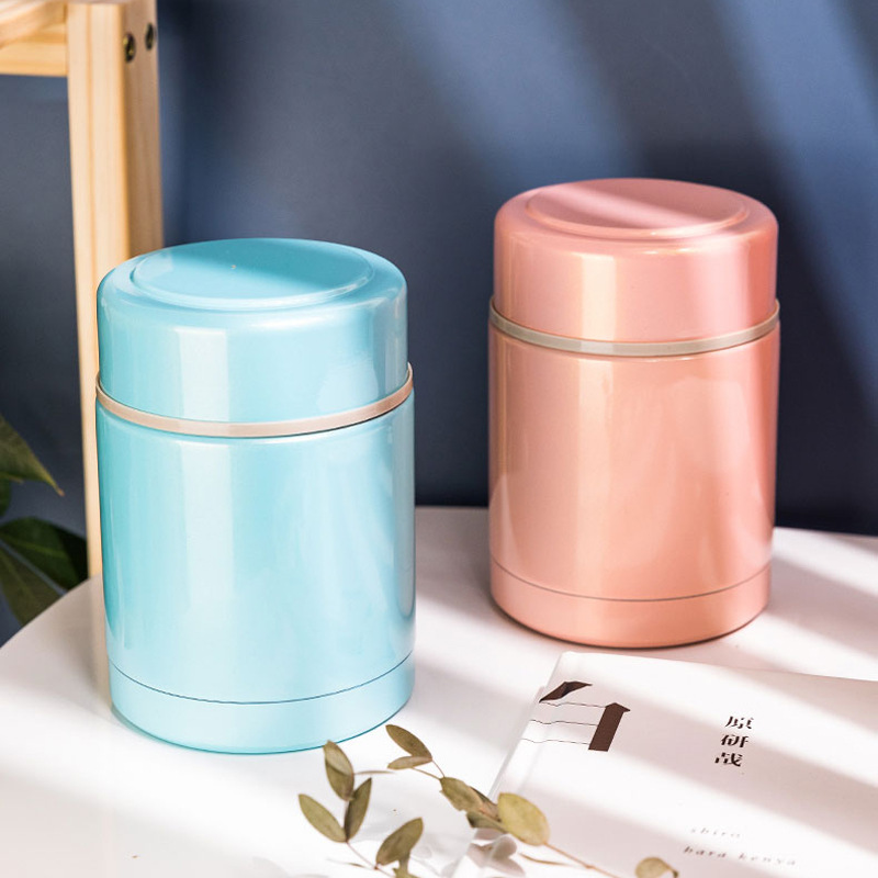 400ml Food Insulated Jar Double-layer Vacuum Insulated Bottles Eco Friendly Health Food Grade 304 Stainless Steel Insulated Cups