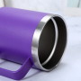 12oz Stainless Steel Insulated Tumbler Cup Novelty Design Double Wall Vacuum Travel Coffee Mug Handle Sliding Lid Back School