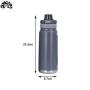 316 Stainless Steel Vacuum Insulated Cup Large-capacity Outdoor Sports Water Bottle Portable Bouncing Flask, Custom logo