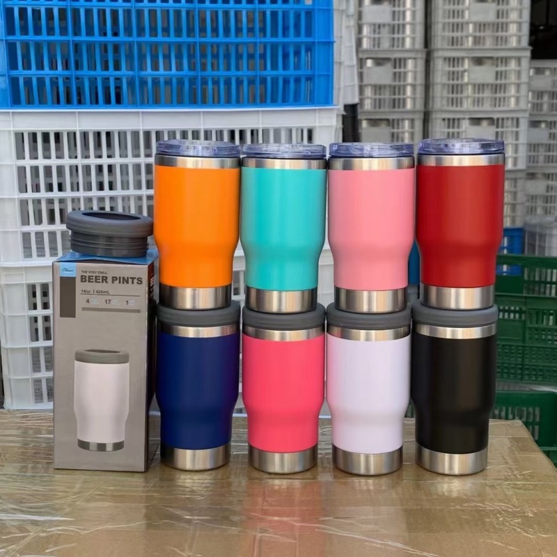 Wholesale Beer Can Sleeve Blank in Bulk Holder Blank Sublimation 4 in 1 Drink Stainless Steel Metal Can Cooler