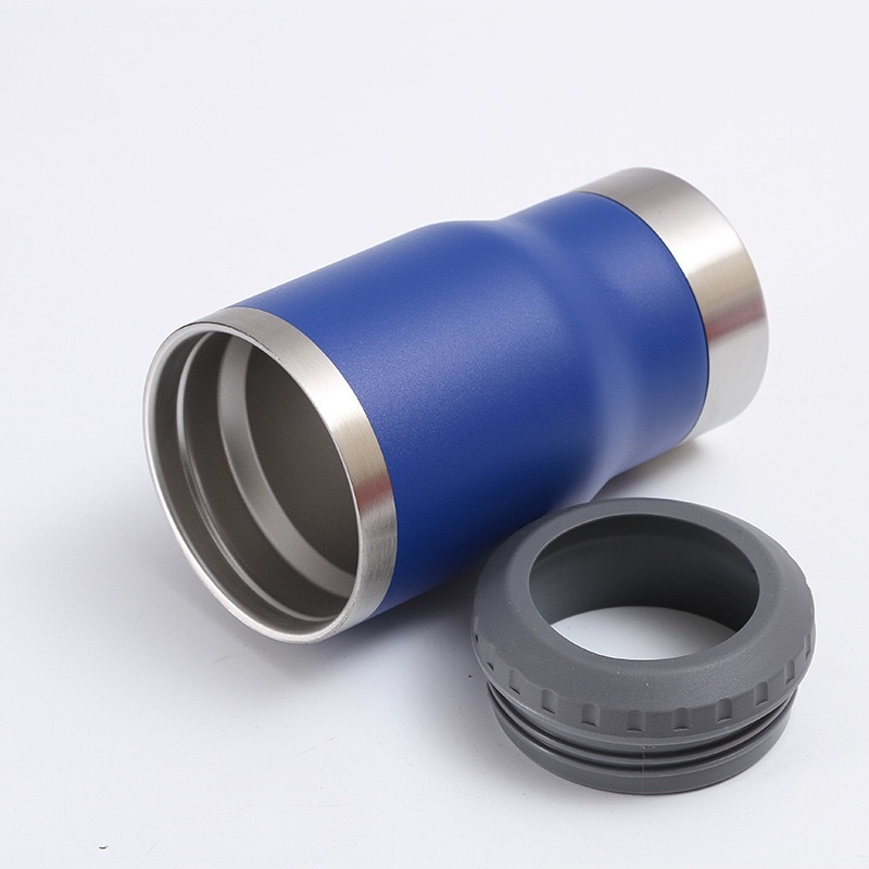 Wholesale 14oz 4-in-1 Stainless Steel Tumbler Wine Cooler Cup Insulated with Lids for Regular Cans Beer Mixed Drinks Coffee