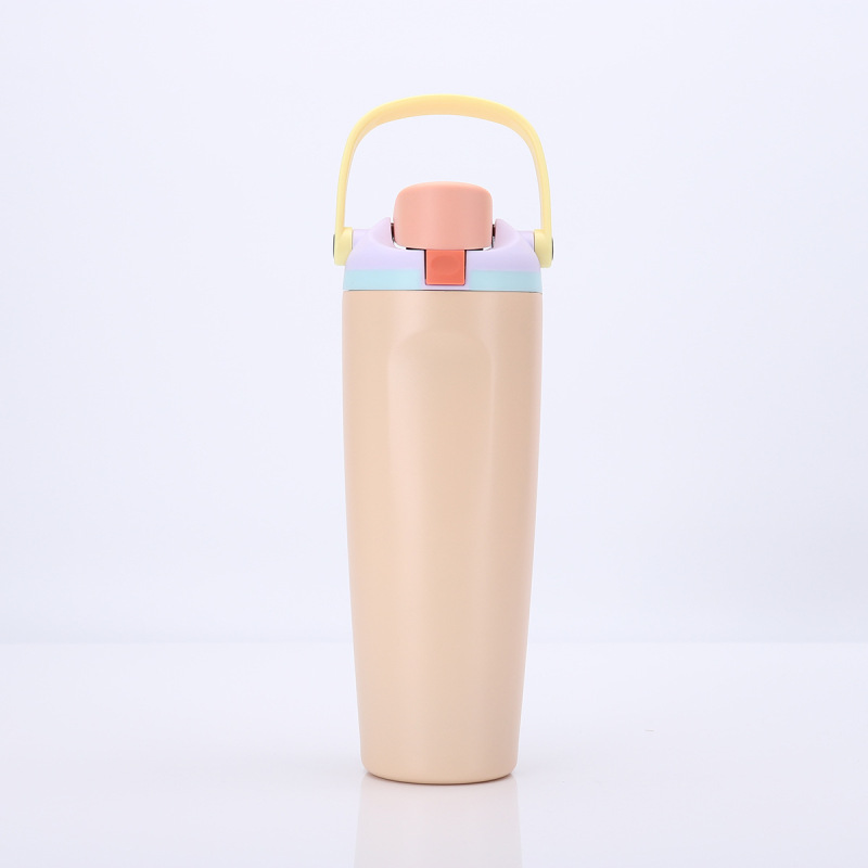 New Arrival 30oz Tumbler with Handle Lid, Stainless Steel Travel Mug, Insulated Water Bottle with Bounce Lid