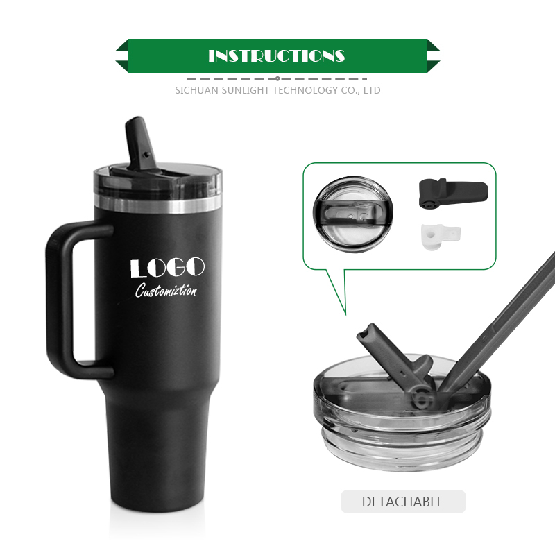 40oz Tumbler Stainless Steel Vacuum Cup Personalised Mug 40 oz Coffee Cup Reusable Metal Insulated Cup Custom Tumbler with Logo