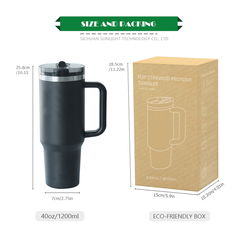 40oz Tumbler Stainless Steel Vacuum Cup Personalised Mug 40 oz Coffee Cup Reusable Metal Insulated Cup Custom Tumbler with Logo