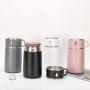 800ml Stainless Steel Eco-Friendly Coffee Flask Airtight Vacuum Insulation Lids with Spoon Adults Children Food Flask Thermos