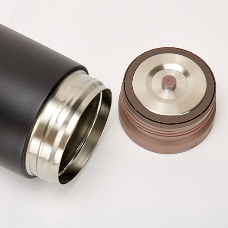800ml Stainless Steel Eco-Friendly Coffee Flask Airtight Vacuum Insulation Lids with Spoon Adults Children Food Flask Thermos