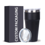16oz Stainless Steel Tumbler with Lids Customizable Vacuum for Hot/Cold Drinks Coffee Mug Keep Warm/Cool Cups for Gift Cups