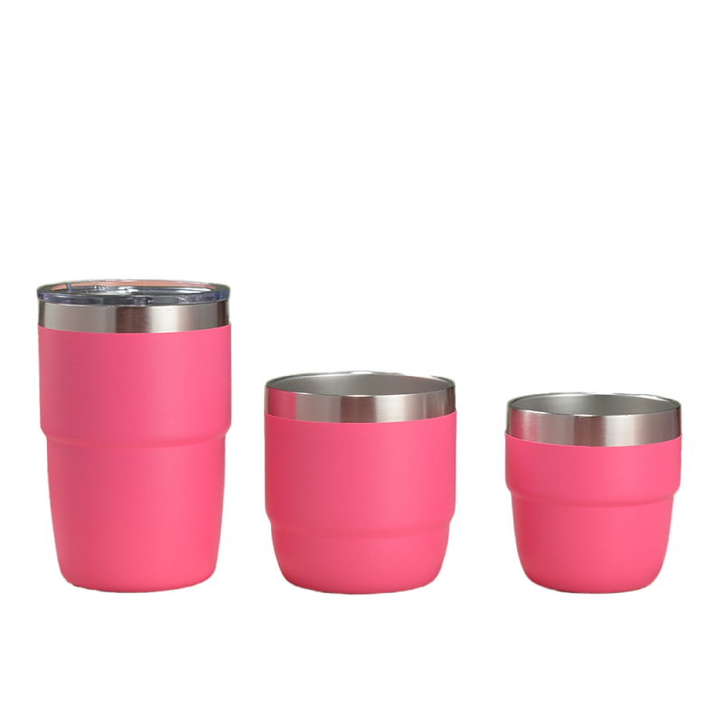 4oz 6oz 8oz Mini Stainless Steel Vacuum Insulated Tumblers Coffee Mug Cup with Magnetic Lids Keep Hot&Cold