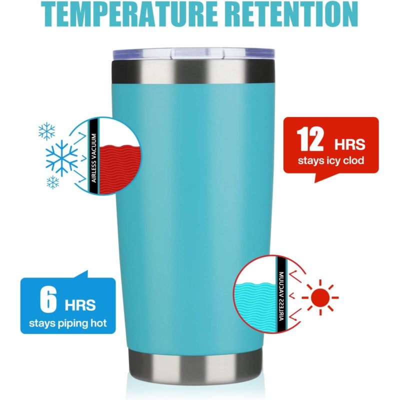 Wholesales 20oz Car Tumblers Stainless Steel Travel Mugs Vacuum Stainless Steel Insulation Cup Custom logo Termos Glasses Cooler