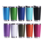 Wholesales 20oz Car Tumblers Stainless Steel Travel Mugs Vacuum Stainless Steel Insulation Cup Custom logo Termos Glasses Cooler