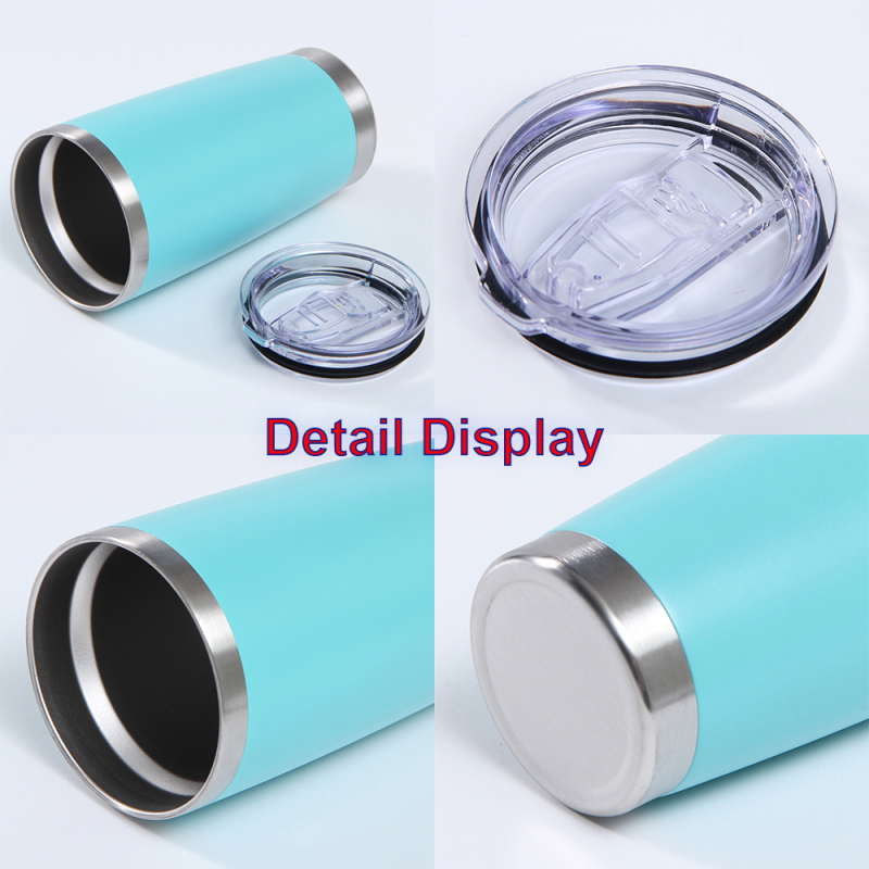 Wholesales 20oz Car Tumblers Stainless Steel Travel Mugs Vacuum Stainless Steel Insulation Cup Custom logo Termos Glasses Cooler