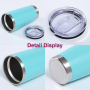 Wholesales 20oz Car Tumblers Stainless Steel Travel Mugs Vacuum Stainless Steel Insulation Cup Custom logo Termos Glasses Cooler