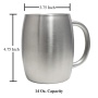 14oz Wholesale Coffee Mug With Handle Stainless Steel Tumblers Double Wall Insulated Tumbler Cups Bottle in Bulk